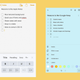 Apple Notes (left) and Google Keep (right).